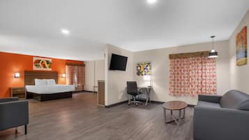 Suite, 1 King Bed, Non Smoking, Refrigerator & Microwave (with Single Sofabed)