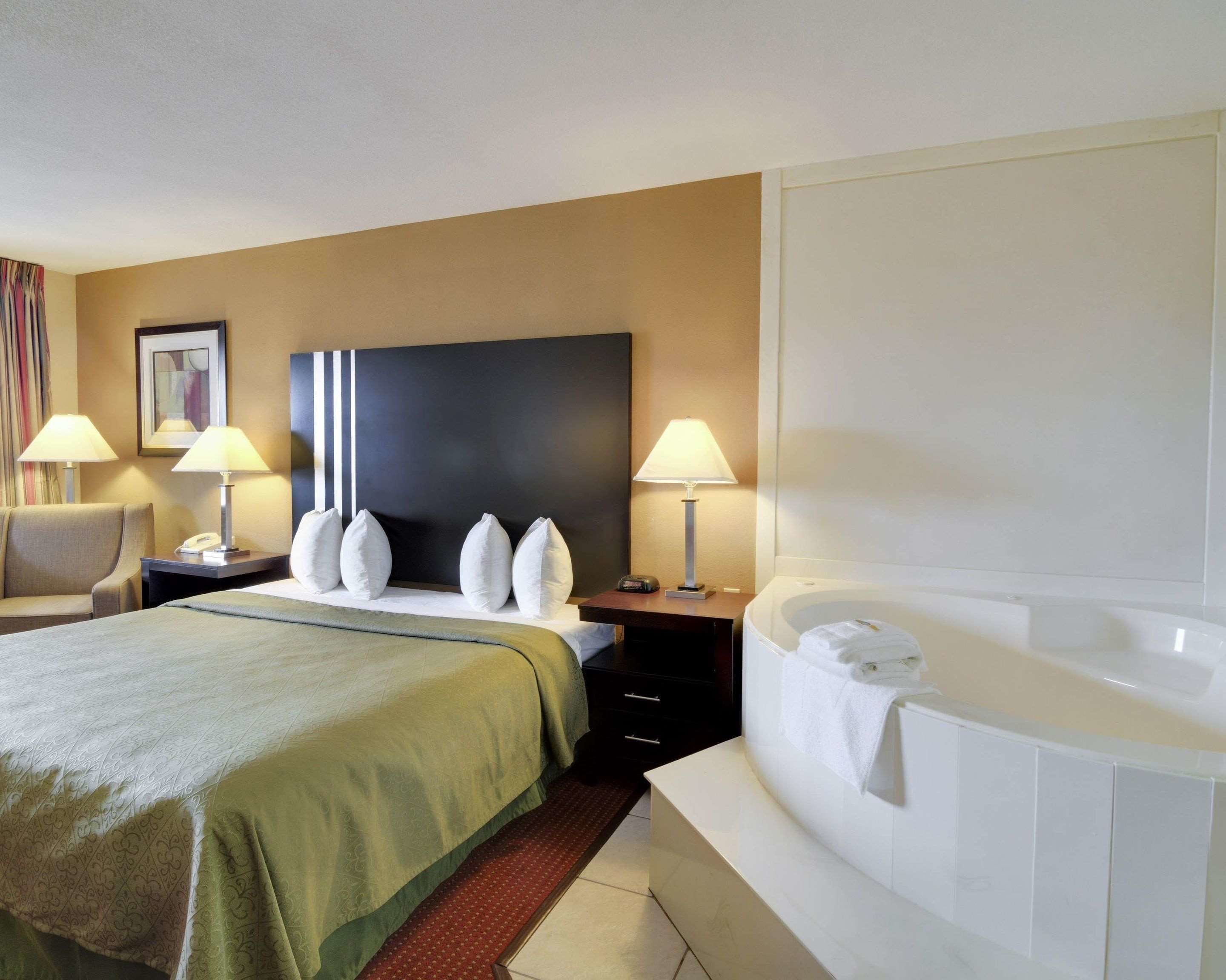 Desk, soundproofing, iron/ironing board, free cribs/infant beds