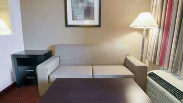 Desk, soundproofing, iron/ironing board, free cribs/infant beds