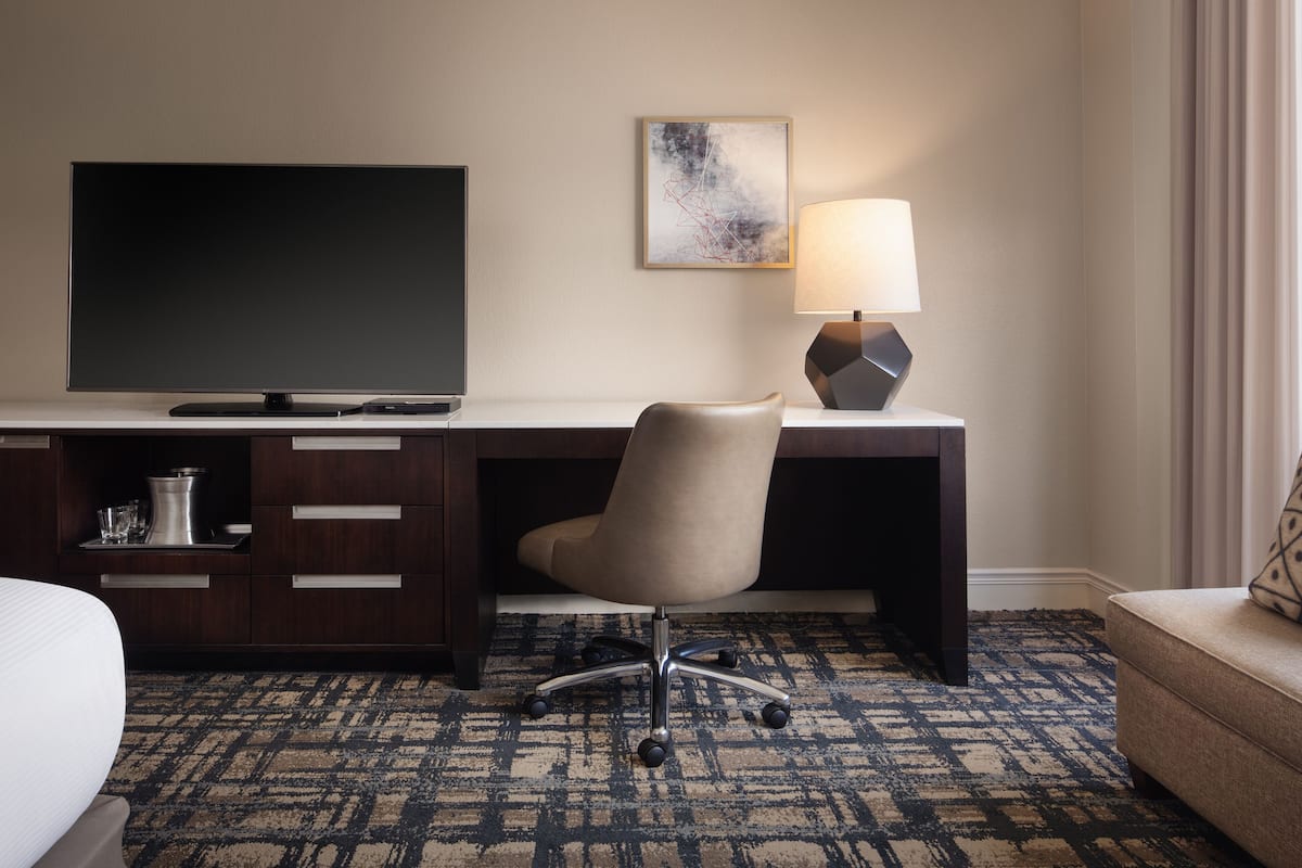 Premium bedding, pillowtop beds, in-room safe, desk