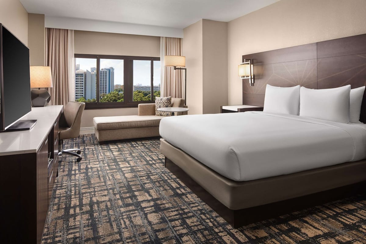 Premium bedding, pillowtop beds, in-room safe, desk