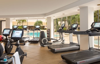 Fitness center at Hilton Orlando Lake Buena Vista - Disney Springs® Area