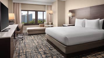 Premium bedding, pillow-top beds, in-room safe, desk