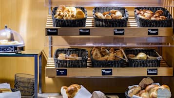 Daily buffet breakfast for a fee