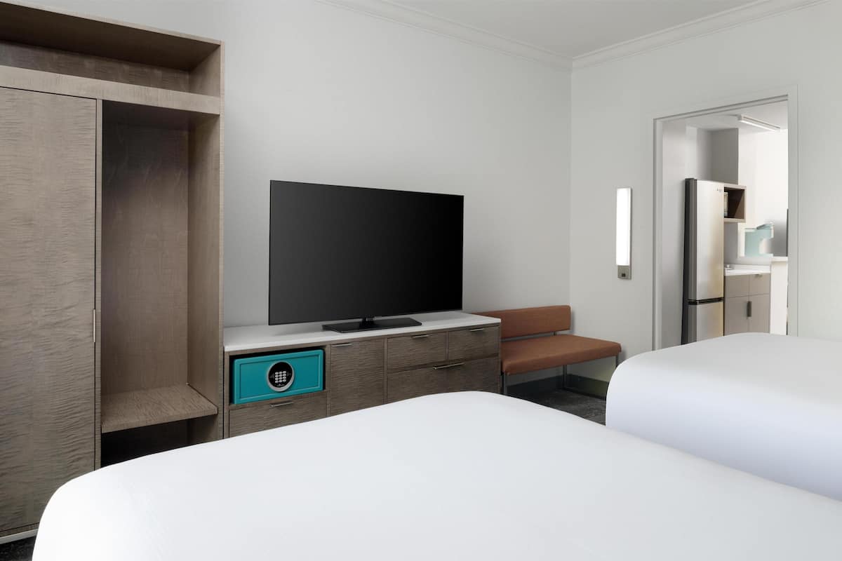 1 habitación y ropa de cama de alta calidad