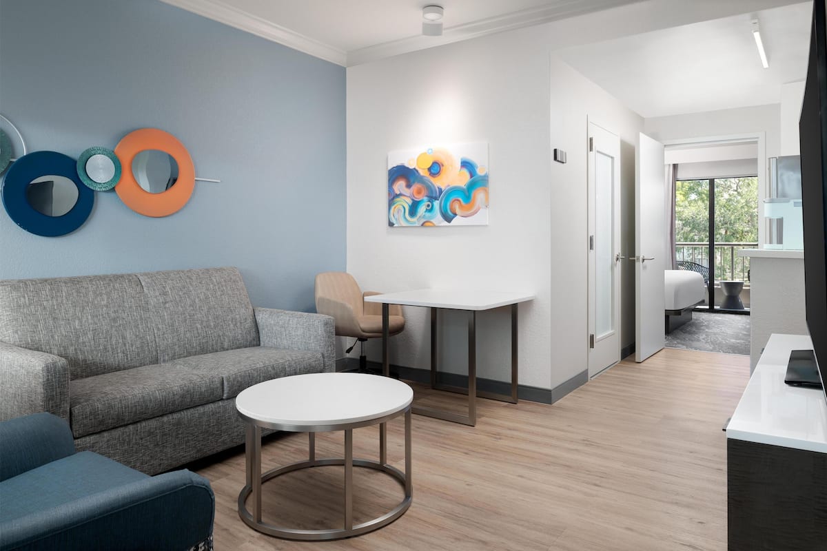 1 habitación y ropa de cama de alta calidad