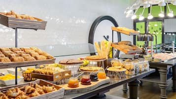 Daily buffet breakfast for a fee