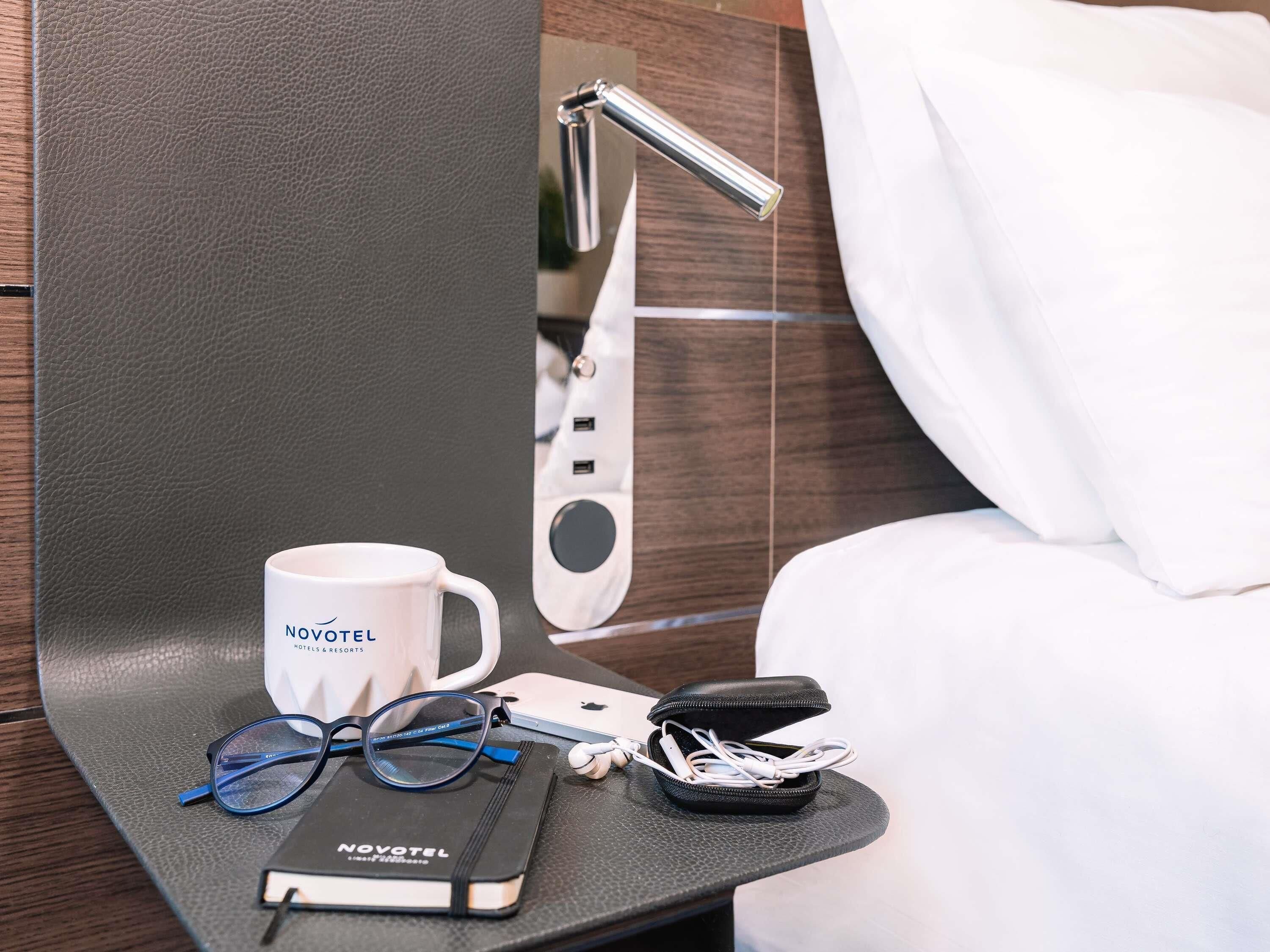 Hypo-allergenic bedding, down comforters, minibar, in-room safe