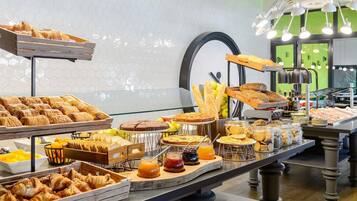 Daily buffet breakfast for a fee