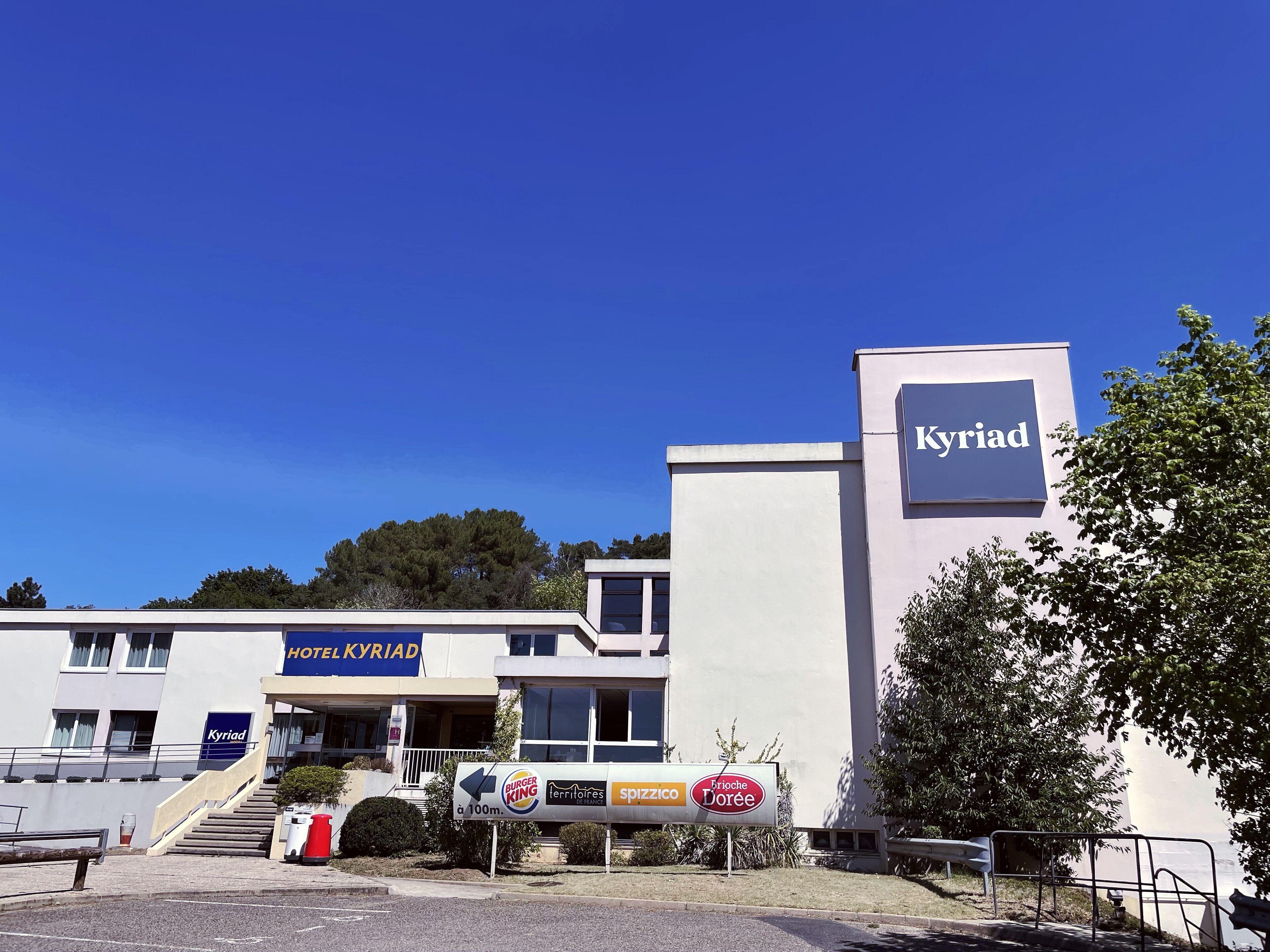 Façade de l’hébergement