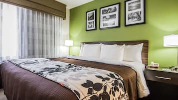 Standard Room, 1 King Bed, Accessible, Non Smoking (Roll-In shower) | Desk, iron/ironing board, rollaway beds, free WiFi