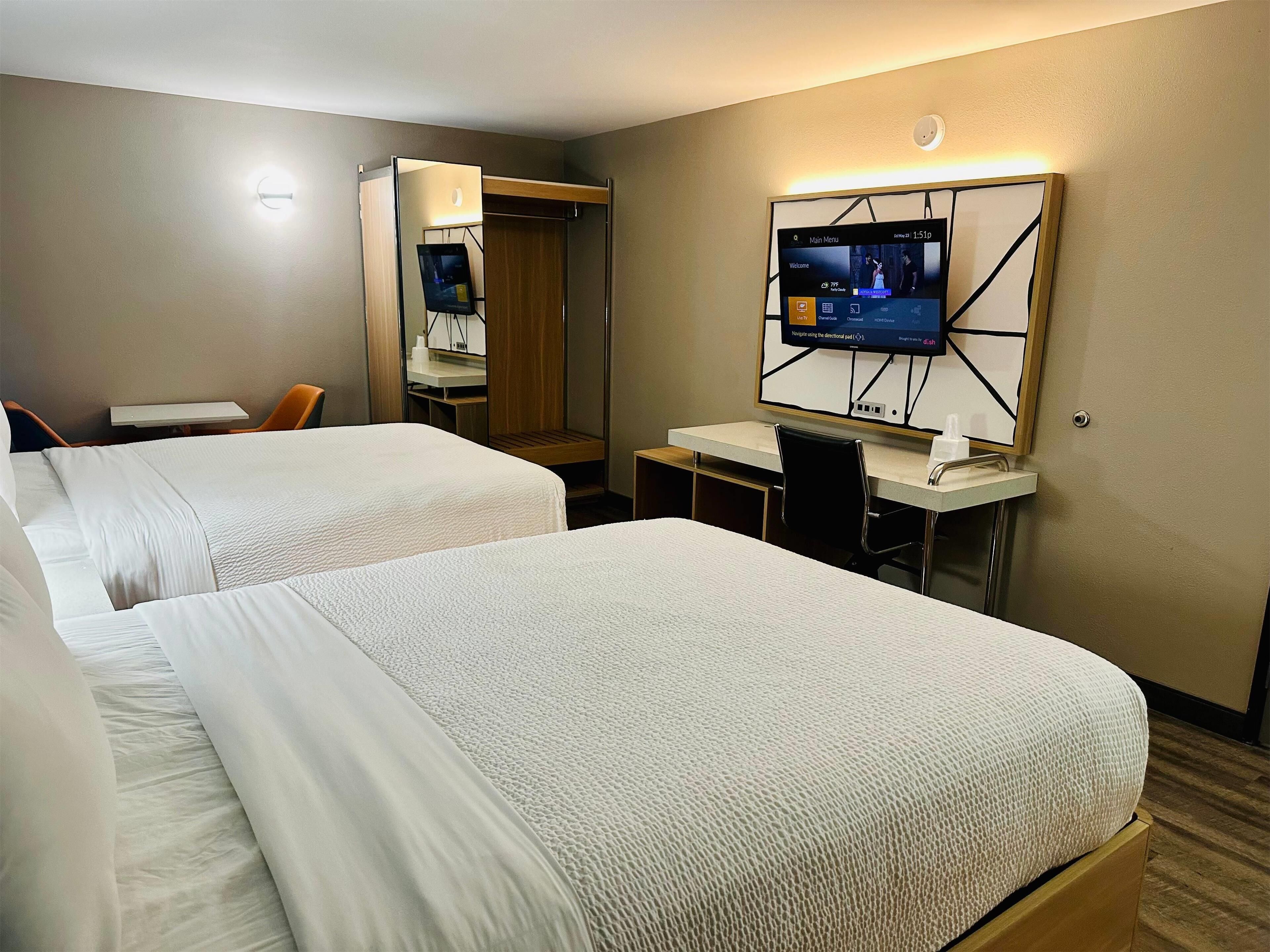 Superior Room, 2 Queen Beds, Non Smoking | Premium bedding, desk, blackout drapes, iron/ironing board