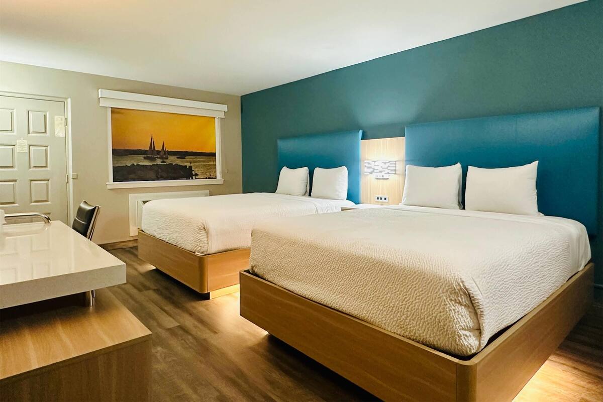 Superior Room, 2 Queen Beds, Non Smoking | Premium bedding, desk, blackout curtains, iron/ironing board
