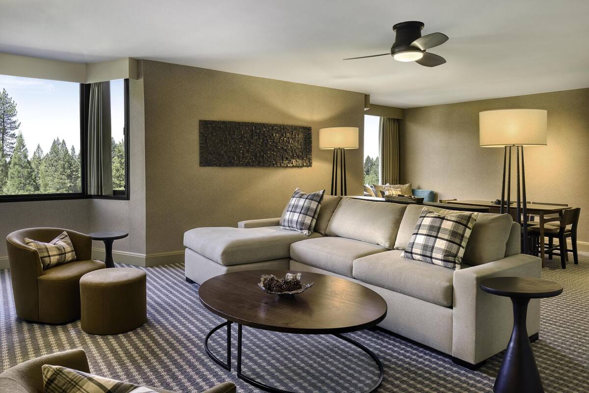 Down duvets, pillow-top beds, in-room safe, desk