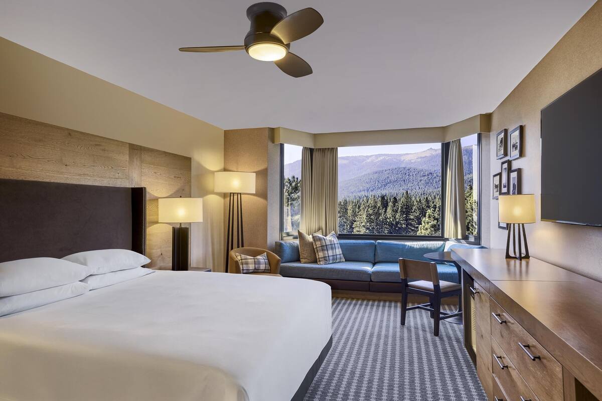 Down duvets, pillow-top beds, in-room safe, desk