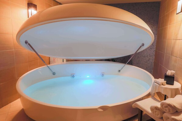 Behandlingsrum til par, sauna, dampbad, kropsbehandlinger