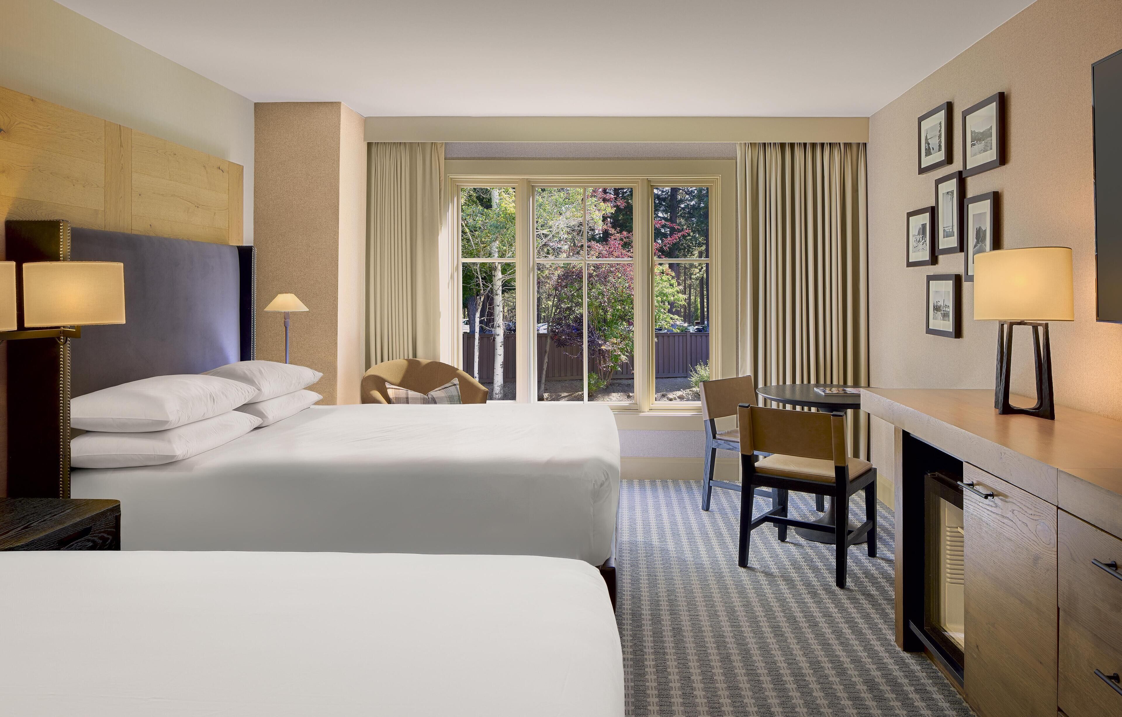 Room, 2 Double Beds, Accessible | Down comforters, pillowtop beds, in-room safe, desk