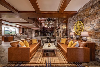 Hotel entrance and lobby at Hyatt Regency Lake Tahoe Resort, Spa and Casino