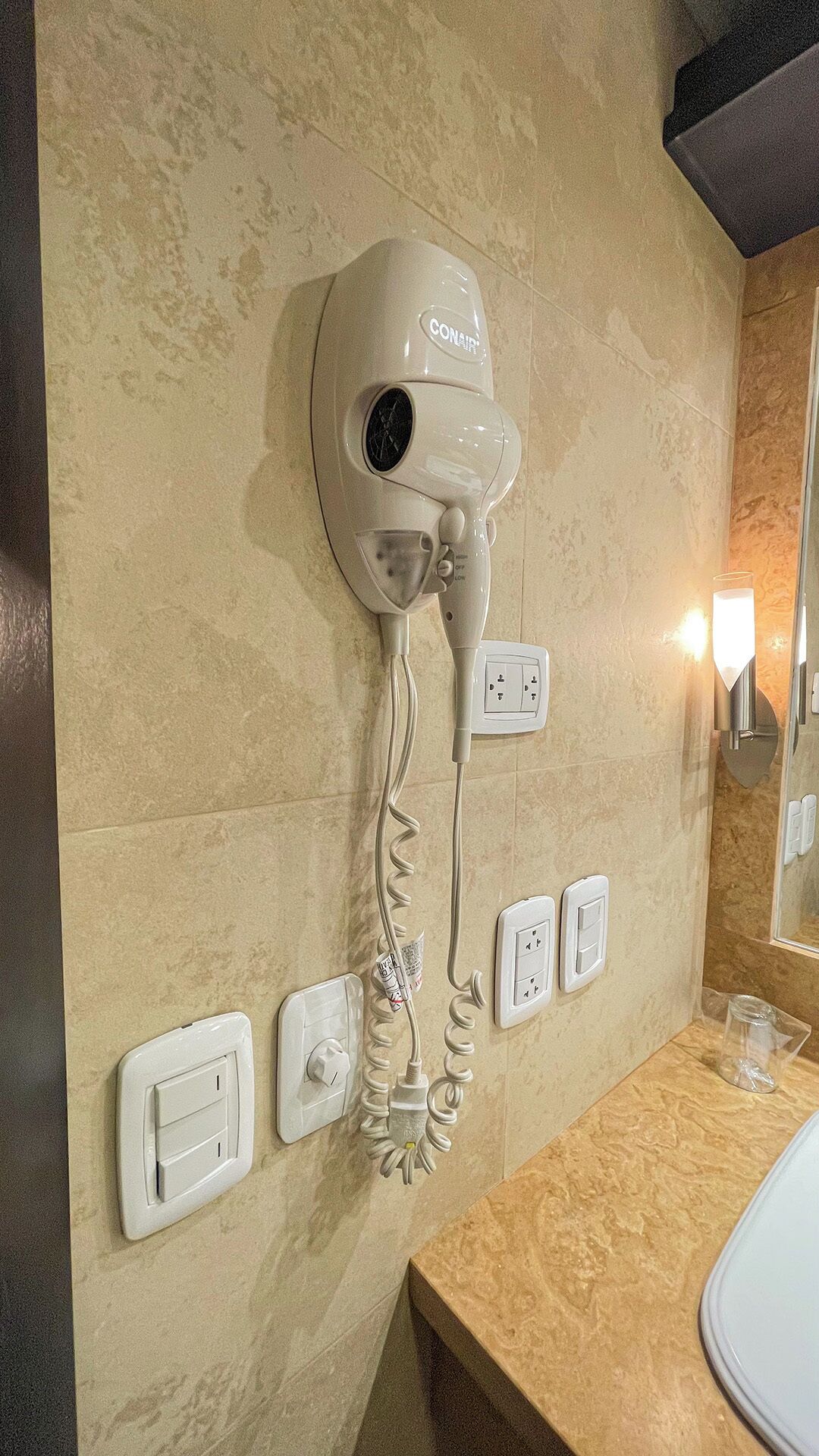 deluxe room, 1 queen bed | bathroom | eco-friendly toiletries, hair dryer, bathrobes, towels