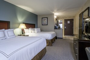 Deluxe Room, 2 Queen Beds | In-room safe, desk, laptop workspace, iron/ironing board - Causeway Bay Hotel (Lansing)