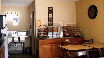 Free continental breakfast