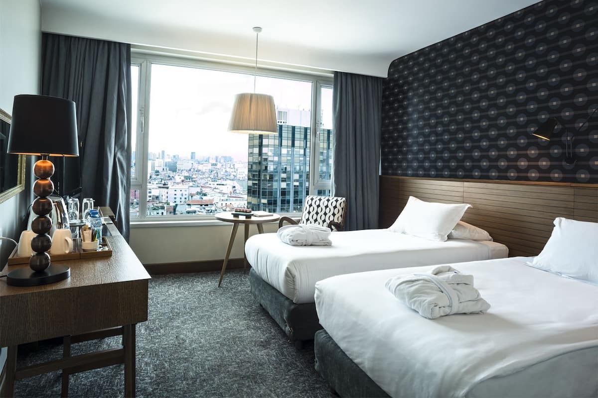 Minibar, in-room safe, desk, blackout drapes