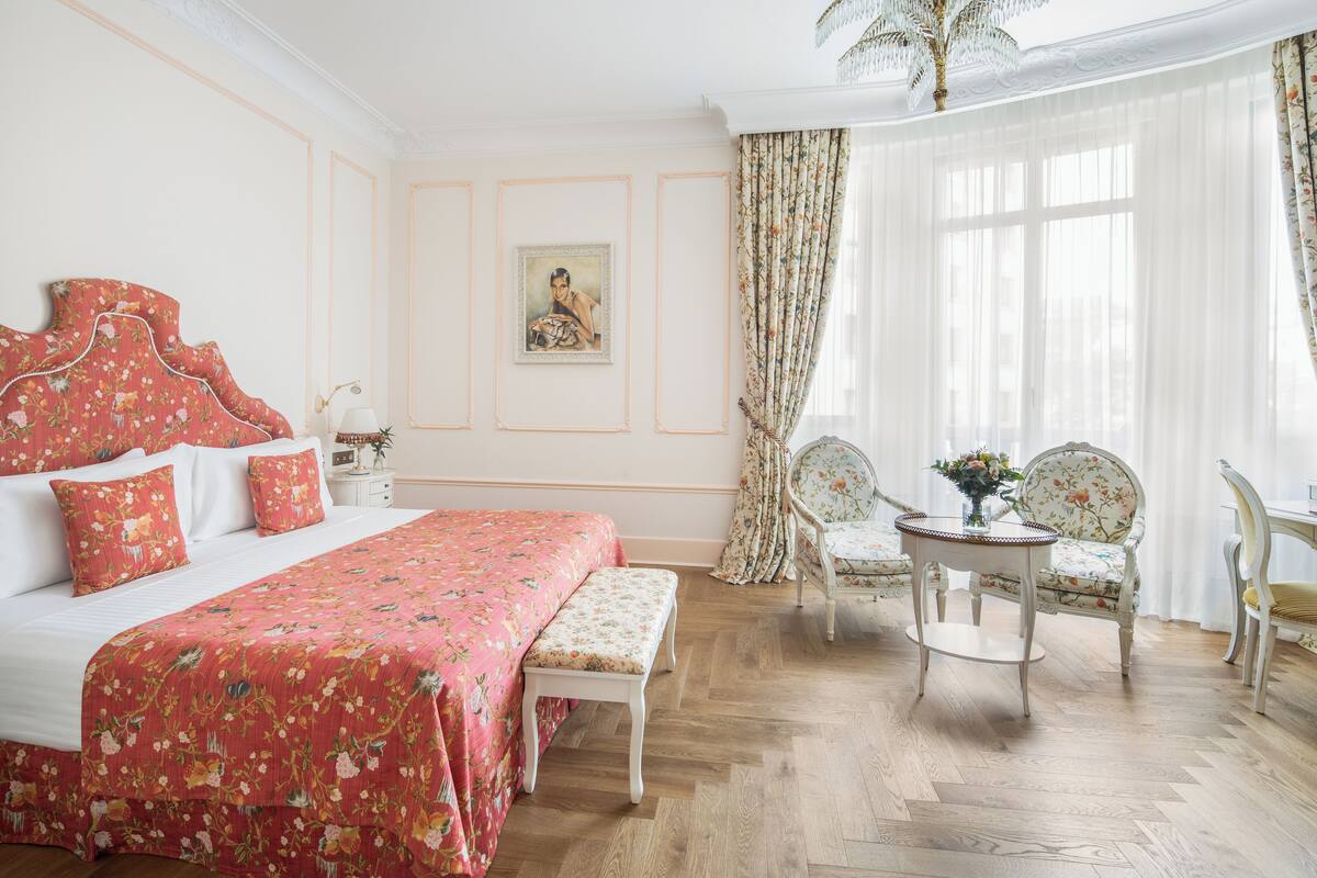 Suíte design, 1 quarto | 1 quarto, roupas de cama de algodão egípcio, roupas de cama premium