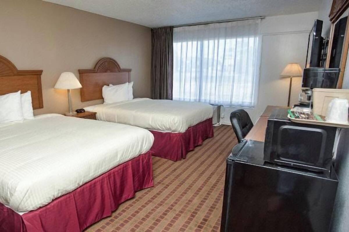 Premium bedding, down comforters, in-room safe, desk