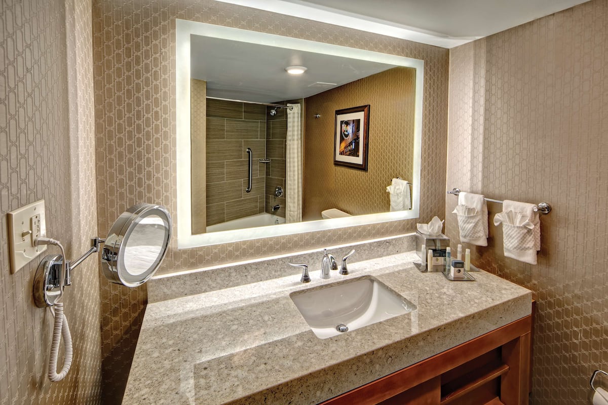 Premium bedding, pillow-top beds, in-room safe, desk