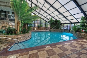 Indoor pool, outdoor pool