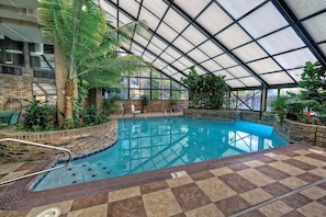 Indoor pool, outdoor pool