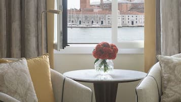 49-inch flat-screen TV with cable channels, TV