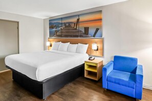 Habitación estándar, 1 cama King size, para fumadores | Escritorio, cortinas blackout y insonorización 