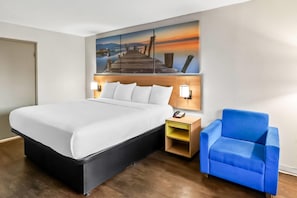 Habitación estándar, 1 cama King size, para fumadores | Escritorio, cortinas blackout y insonorización