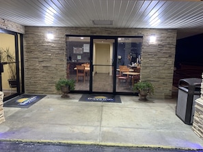 Interior entrance