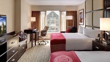 Premium bedding, down duvets, pillow-top beds, in-room safe