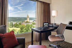 Premium bedding, down comforters, pillowtop beds, in-room safe - The Statler Hotel at Cornell University (Ithaca)