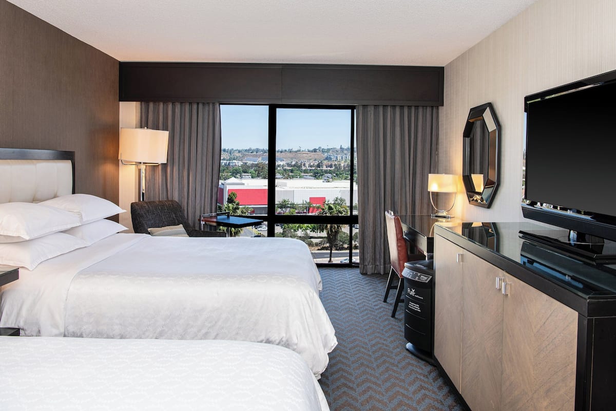 Pure, Room, 2 Queen Beds | Premium bedding, down comforters, pillowtop beds, in-room safe