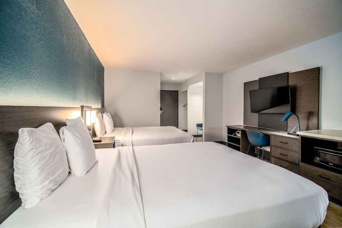 In-room safe, desk, blackout curtains, iron/ironing board
