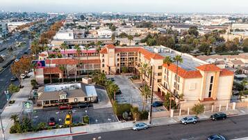 Façana frontal de l'allotjament