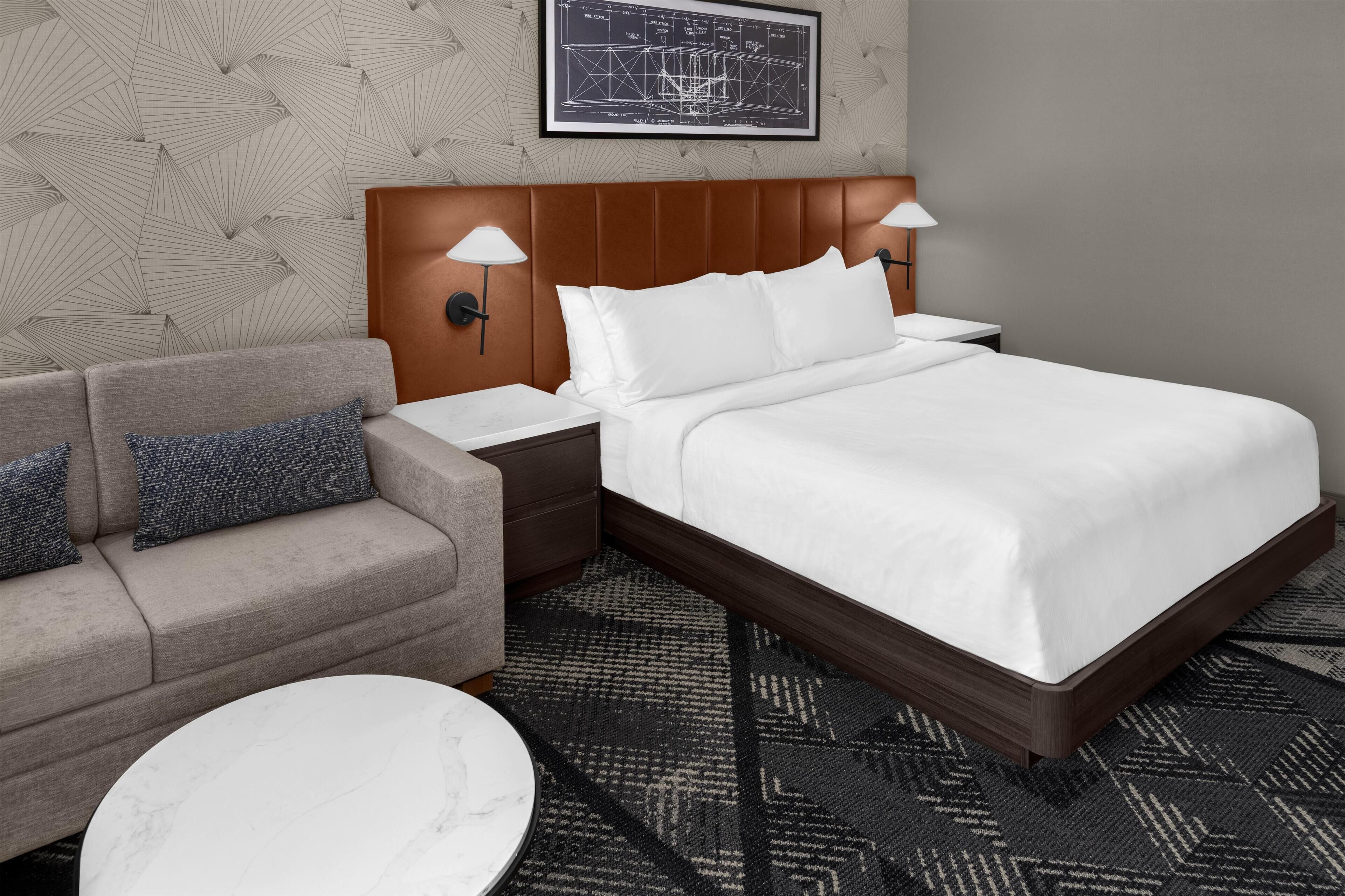 Ropa de cama de alta calidad y camas con pillow-top 