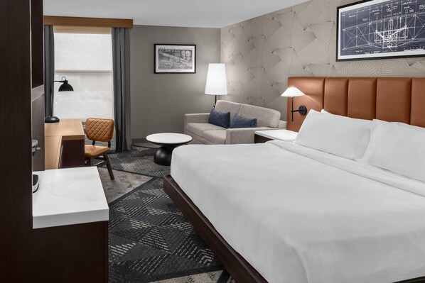 Premium bedding, pillow-top beds, in-room safe, desk