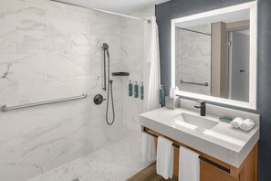 Bathroom shower - DoubleTree by Hilton Dayton Fairborn (Fairborn)