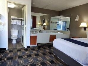 Habitació romàntica, 1 llit de matrimoni, no fumadors, banyera d'hidromassatge | 1 dormitori, bressols gratuïts, wifi gratuïta i roba de llit 