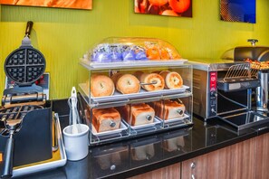 Free daily buffet breakfast 