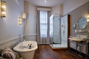 Shower, free toiletries, hair dryer, slippers - Abbey Hotel Bath, A Tribute Portfolio Hotel (Bath)