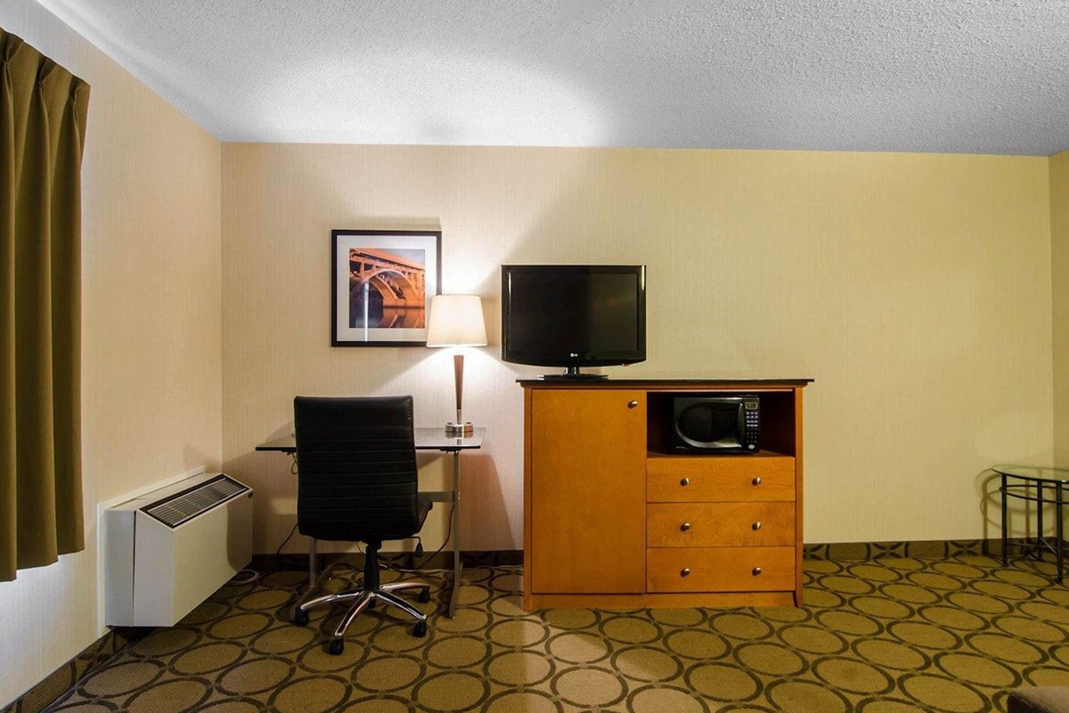 suite, 1 king bed with sofa bed, non smoking | premium bedding, pillow-top beds, desk, blackout curtains