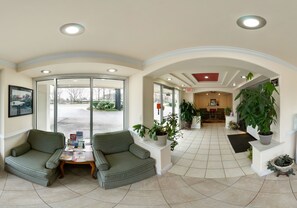 Sitteområde i lobbyen