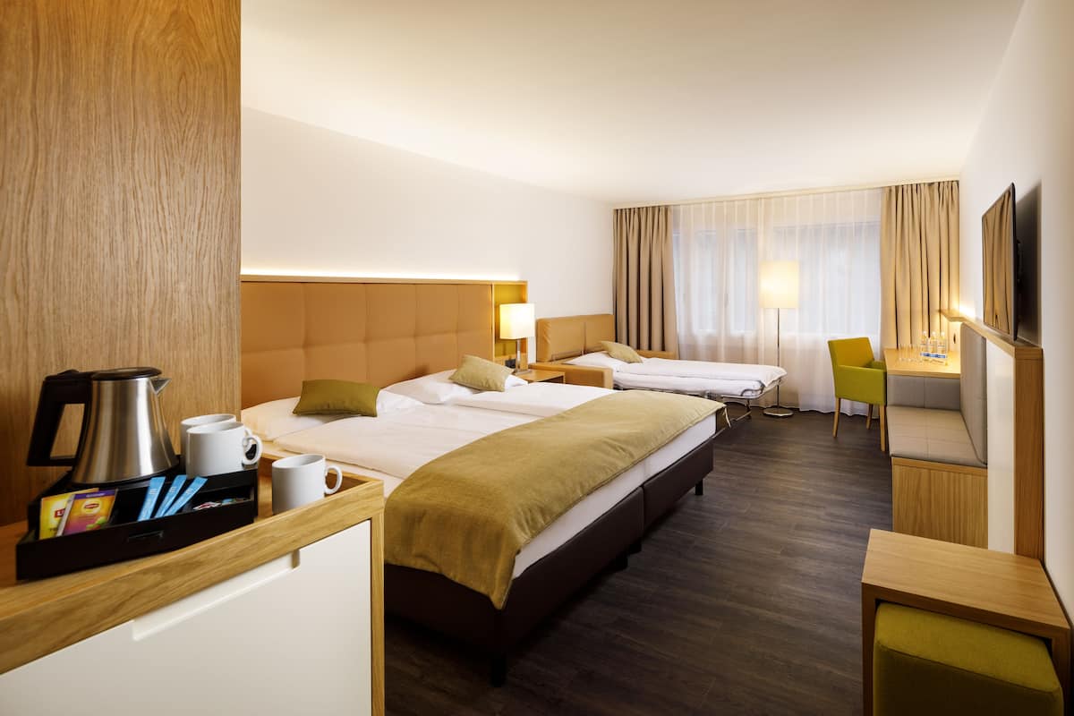 free minibar items, in-room safe, desk, laptop workspace