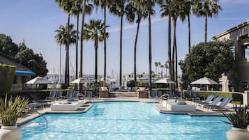Outdoor pool, cabanas (surcharge), pool umbrellas